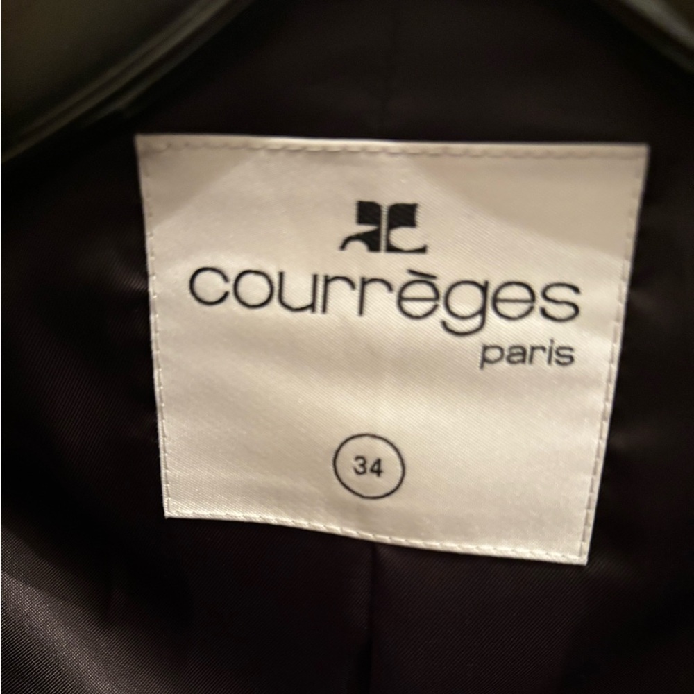 Courreges Reedition Vinyl Trench *new* Size 34 Trade 36? - Picture 15 of 16